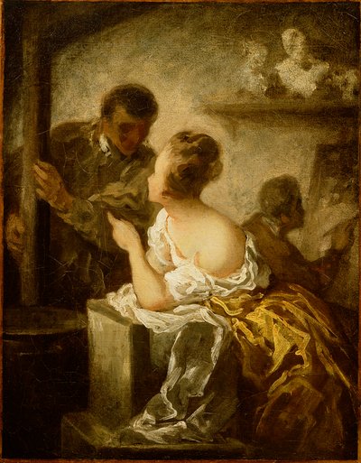 The Studio, c.1870 by Honoré Daumier